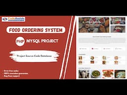 Online Food Ordering System - PHP MySQL BootStrap Responsive Latest Project