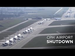 Copenhagen Airport Shutdown - Grounded Planes during Corona Virus