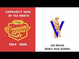 Ian Mayes - Chicken Express Community Hero of the Month!