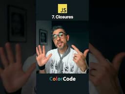 Closures: Part 7 of 7 Benefits of First Class Functions #coding #javascript #programming #code