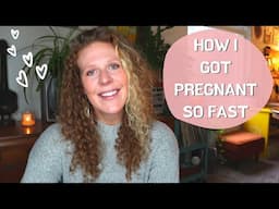 HOW I GOT PREGNANT SO FAST // two week wait tips