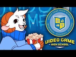 Schlatt Watches Video Game High School (ALL EPISODES)