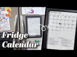 Smart Fridge Calendar with ESP32-S3 & E-Paper | Google Calendar for Your Family! #SmartHome #IoT