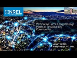 NREL Data on Home Energy Savings Potential for States and Communities