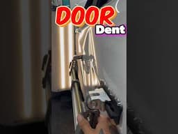 How to fix a large door dent #paintlessdentrepair #cardentrepair #autobodyrepair