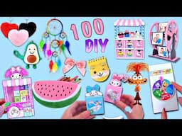 100 DIY - TRUQUES FÁCEIS E PROJETOS - MATERIAL ESCOLAR - DECORAÇÃO DE QUARTOS E MUITO MAIS...