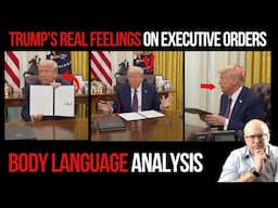 Trump's Real Feelings on Executive Orders: Body Language Analysis