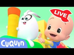 🔴 LIVE 🔴 Learn colors, numbers and shapes with Cuquín | Educational videos for kids #shorts #live