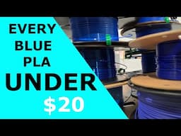 The Best Blue PLA Filament for UNDER $20 on Amazon - Reviews