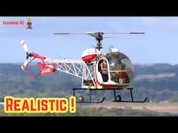 SUPER SCALE JET TURBINE RC HELICOPTER | Westland Bell H-13 Sioux | G-BHBE