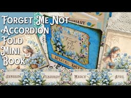 Forget Me Not Special Dates Birthday Book Accordion Fold Tutorial