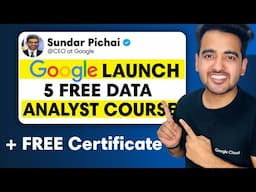 Google is Offering 5 Free Data Analytics Courses for Beginners: Get Free Certificate & Digital Badge