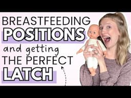 How To Get a Good Latch with Breastfeeding Positions | Free Breastfeeding Course | Breastfeeding Tip