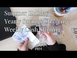 Weekly Cash Stuffing My Yearly £1000 Savings Challenge & Summer Holiday Sinking Fund UK