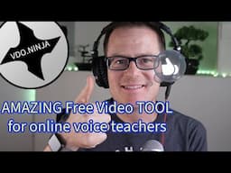 AMAZING FREE resource for online voice teaching! VDO.ninja!