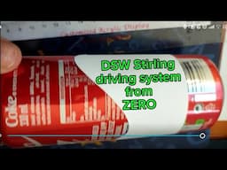 My DSW Stirling Engine Driving System from Zero w/o 3D tech - Part 1.