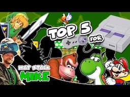 Top 5 SNES Games - YOUR Picks vs. Mine | Hat Stack Mike