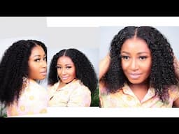 How I styled my wig || Voluminous curls for all weather Ft. WIGGINS HAIR