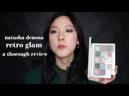 A super late review on the retro glam palette | quick tutorials of 3 looks | a pretty thorough test