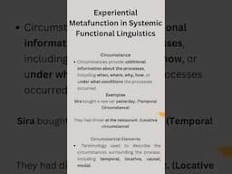 Experiential Metafunction in Systemic Functional Linguistics 5