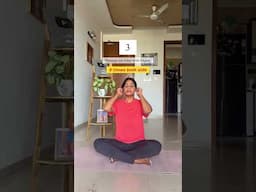 सरदर्द और माइग्रेन के लिए योग I Yoga for Headache  #yogastation #yogaformigraine #yogashorts