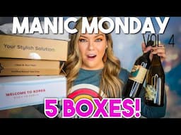 Manic Monday Vol.4 | 5 Subscription Boxes  + Coupon Codes | THE MOST ECLECTIC UNBOXING