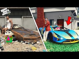 Franklin And Shinchan Change Their Poorest Life To Richest Life In GTA 5!