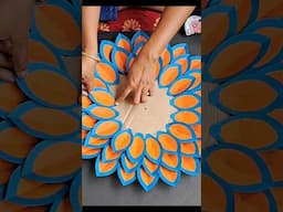 Beautiful Paper Leaf craft ideas ✨️ #shorts #diy #craft #homedecor #decor #youtubeshorts #ashortaday