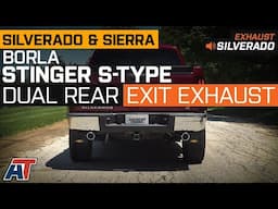 2009-2013 Silverado & Sierra Borla S-Type Dual Exhaust w/Polished Tips; Rear Exit Review & Install