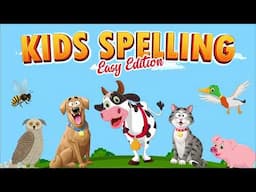 Animal Spellings Easy Edition for Kids