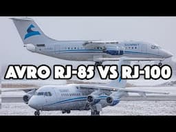 Avro RJ-85 VS Avro RJ-100! Summit Air Quad Jet action in Montreal (YHU/CYHU)