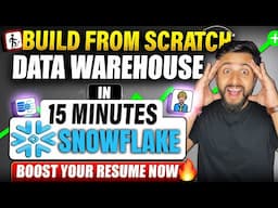 HOW TO BUILD A DATA WAREHOUSE✅BUILDING SNOWFLAKE DATA WAREHOUSE FROM SCRATCH FOR FREE