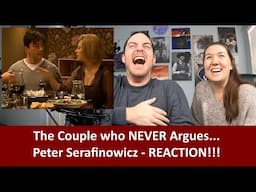 Americans React The Couple Who Never Argues - Peter Serafinowicz REACTION