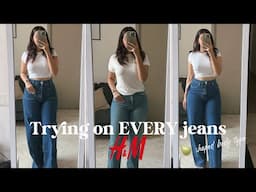 Trying on every JEANS from H&M so you don’t have to | Pear shaped bodytype | Harshala Patil