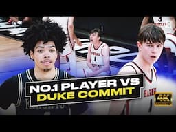 No.1 Player in country takes on Duke commit!!| FULL GAME HIGHLIGHTS🔥