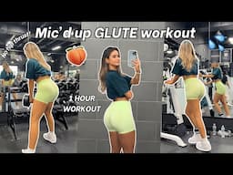 Mic'd up! BEST glute workout when you're in a rush