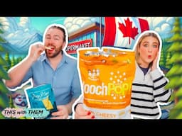 BRITISH PEOPLE TRY LOCAL SNACKS FROM VICTORIA, BC! 🍁😛