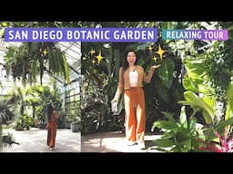 Relaxing plant tour 😌🌿 San Diego Botanic Garden Conservatory