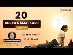 Surya Namaskar Challenge | Day 1 by Kashish Makhijani