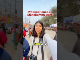 My experience at the MahaKumbh Mela 2025 🇮🇳🛕🪷 #mahakumbh2025 #minivlog #shorts