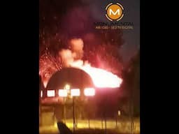 Incendio en depósito de Fernando de la Mora