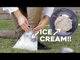 Making Ice Cream in a Bag (While Exercising!)