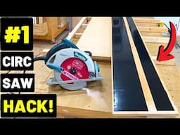 3 BEST Circular Saw HACKS + UPGRADES! (Cut Straight Every Time...#1 TIP! No TRACK SAW Needed...)