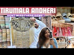 Andheri's UNDER RATED Wedding Shopping Market! Designer Fabrics, Blouse Capes etc! TIRUMALA Andheri