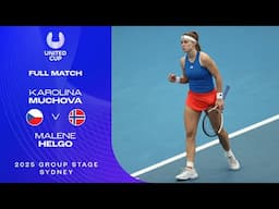 Karolina Muchova v Malene Helgo Full Match | United Cup 2025 Group B