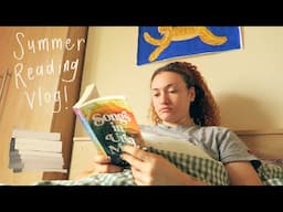 SUMMER READING VLOG 📚☀️ hot, sticky book recommendations