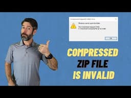 The Compressed Zipped Folder is Invalid - 6 EASY, Step-by-Step Solutions for Windows 11, 10, 8, 7!