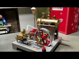 MINI STEAM ENGINE WITH GENERATOR & STREET LIGHT!