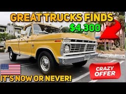 RARE ALERT! 20 Timeless Classic Trucks Under $15K That Are Pure Perfection!