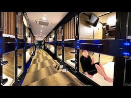 2 Days inside Japan’s Capsule Hotel with Too Many Offerings | Anshin Oyado 🇯🇵